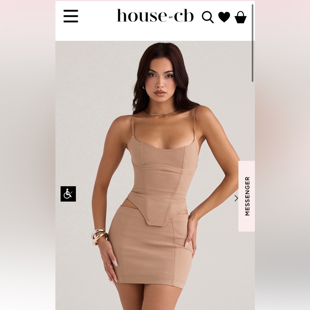 House of CB FLAVIA BEIGE SCULPTING CORSET